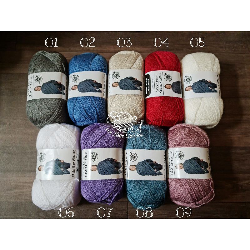 Len WOOLIKE - SET 3 cuộn cùng màu