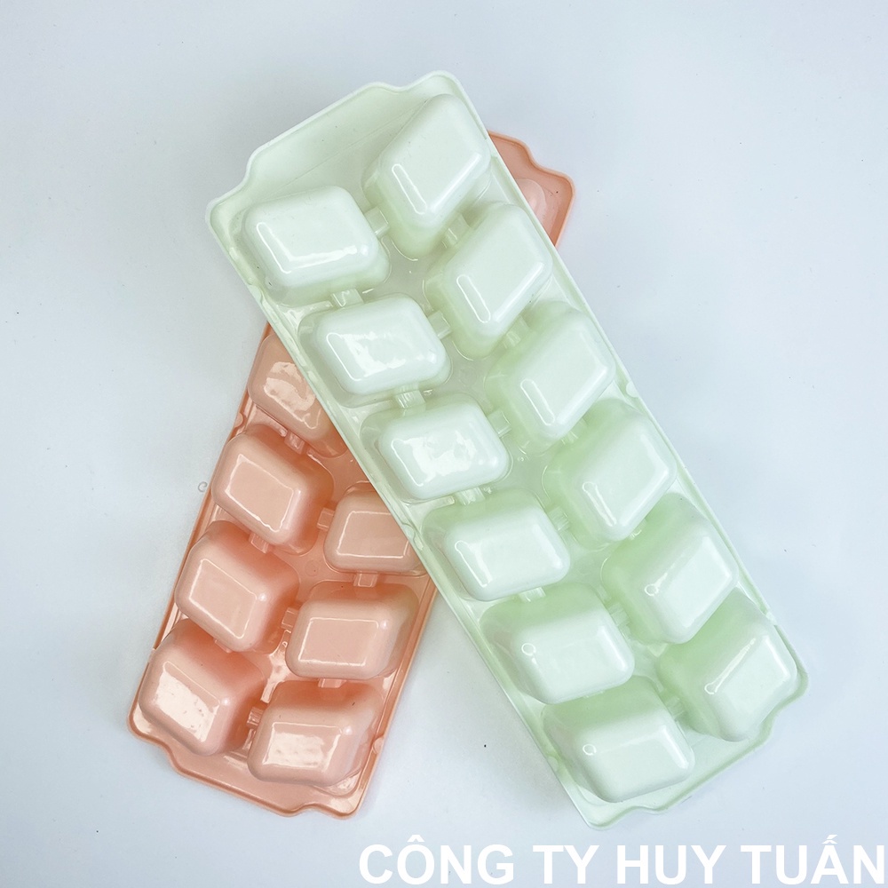 Khay làm đá chính hãng Việt Nhật 6962 - Khay đá 12 viên hình con thoi