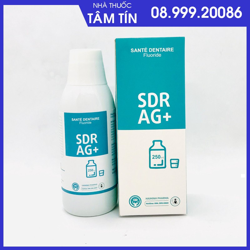 (Mã giảm giá NHATNSM05 ) NƯỚC SÚC MIỆNG SDR AG+