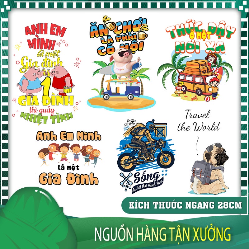 Hình ủi, ép áo thun team building V9