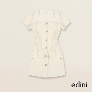 Đầm Cổ Vuông Nhún Eo EDINI - D1273