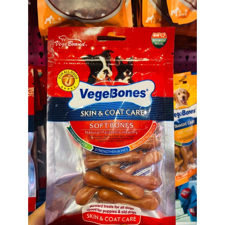Xương Vegebones bóng chày 10 thanh date xa dành cho thú cưng