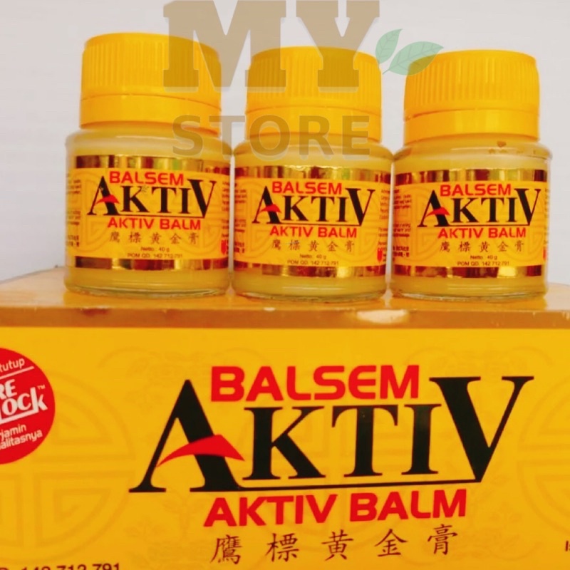 (Chính Hãng) Dầu Cù Là Vàng Balsem AktiV Balm Indonexia 40g