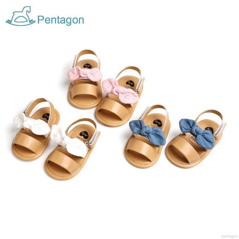 Giày Sandal Tập Đi Đế Mềm Cho Bé Gái