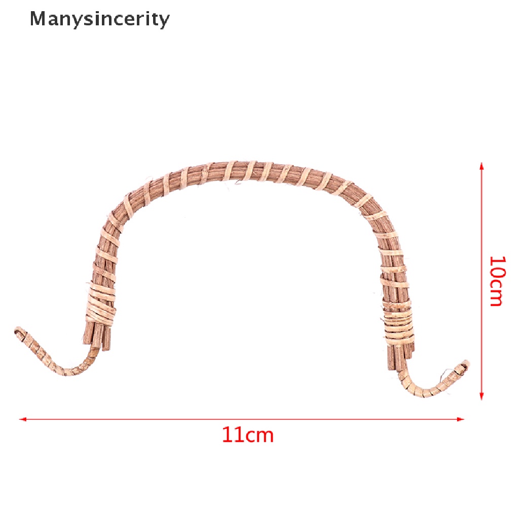 Quai cầm ấm trà bằng kim loại và mây dùng thay thế diy