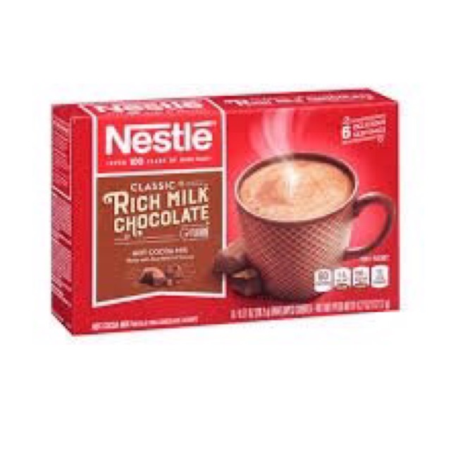 CACAO NÓNG NESTLE HOT COCOA MIX RICH MILK CHOCOLATE FLAVOR