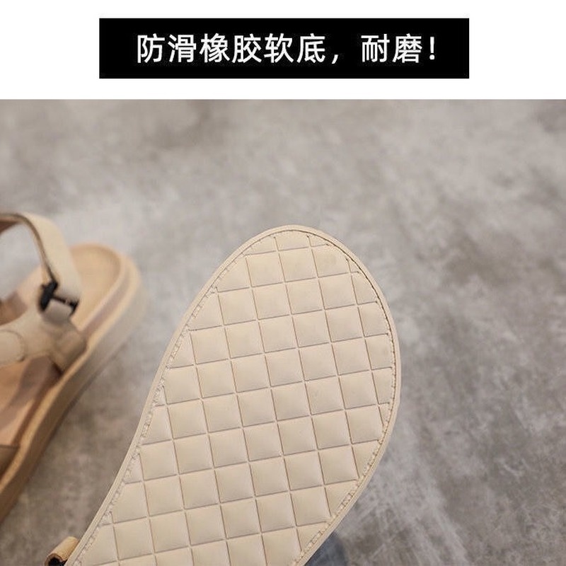 Giày sandal IELGY quai gai dán đế bằng siêu mềm mại nhẹ nhàng mang thoải mái chống trượt thời trang dành cho nữ