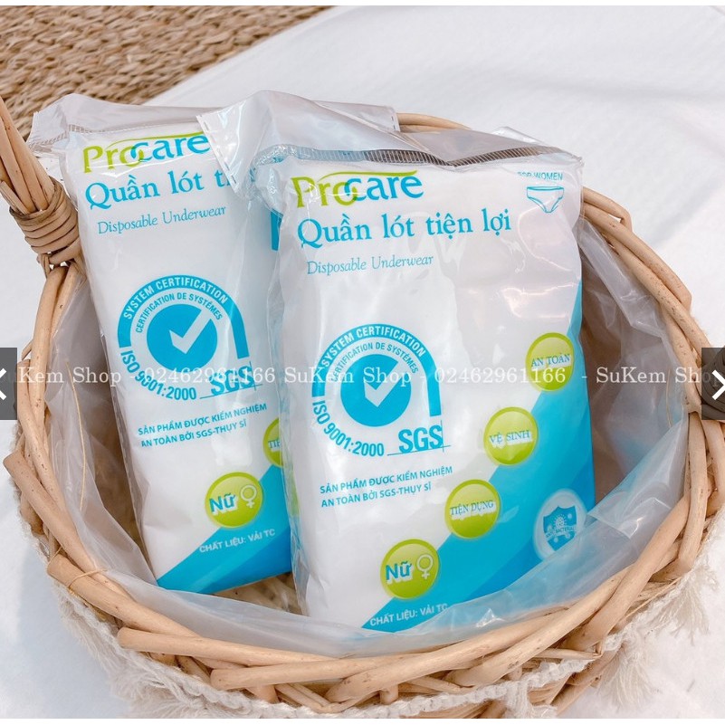  Procare Quần lót giấy cho mẹ sau sinh set 5c 