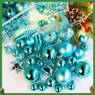 Set 24 quả châu 4 / 6 / 8cm dùng trang trí cây thông noel