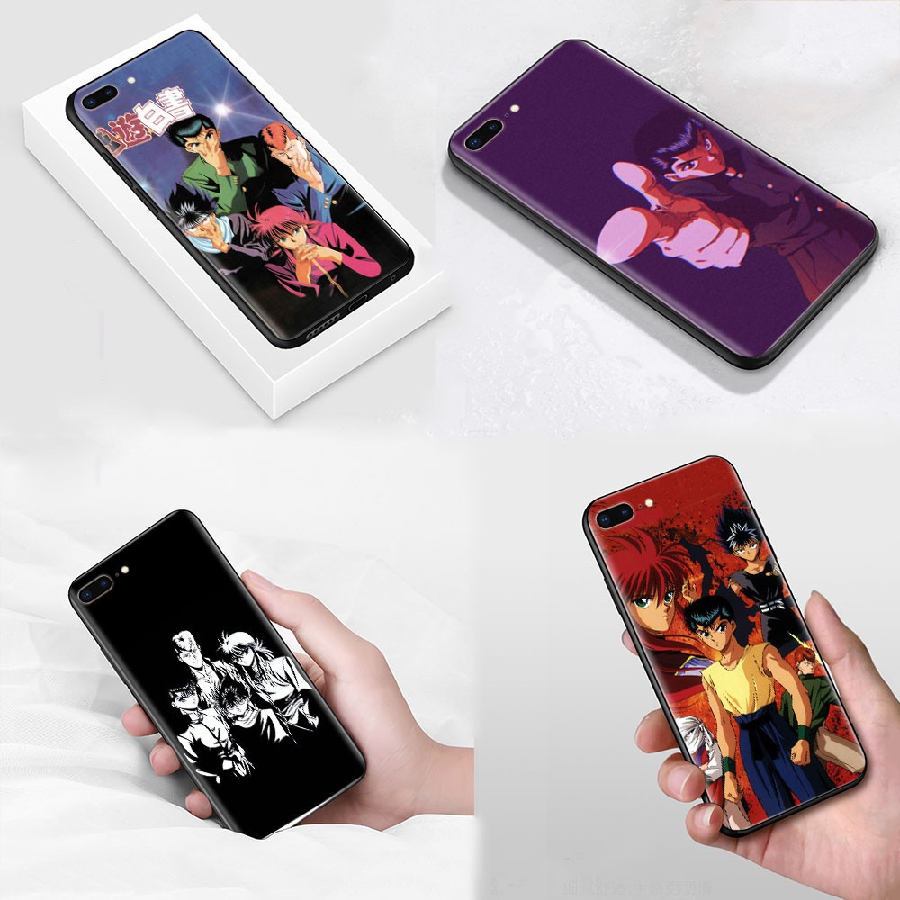 Ốp Lưng Silicone Mềm In Hình Yu Yu Hakusho Cho Iphone X 5 Se 5s 6 6s 7 8 Plus