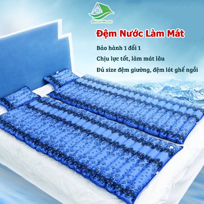 Đệm giường nước cao cấp, nệm giường nước đệm nước làm mát mùa hè đủ kích thước