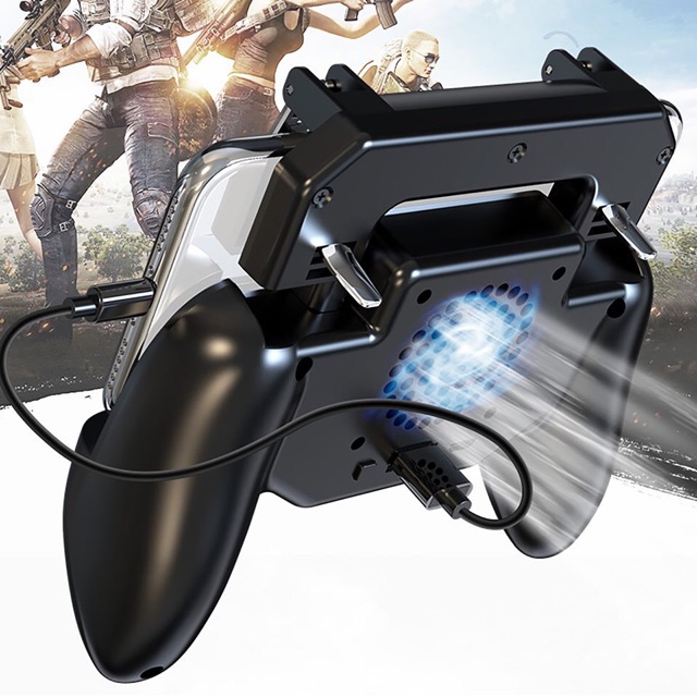 Tay cầm chơi game cao cấp - Tay cầm chơi game tản nhiệt kèm sạc dự phòng - Tay cầm chơi pubg