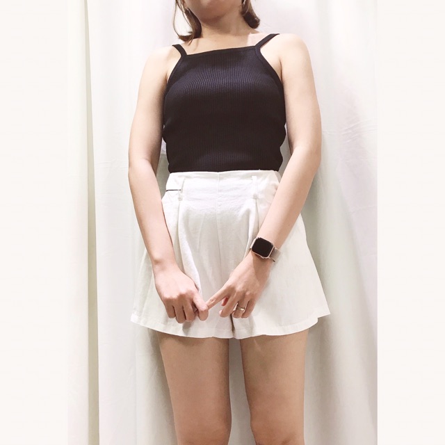 Áo len 2 dây nhiều màu+ quần short basic