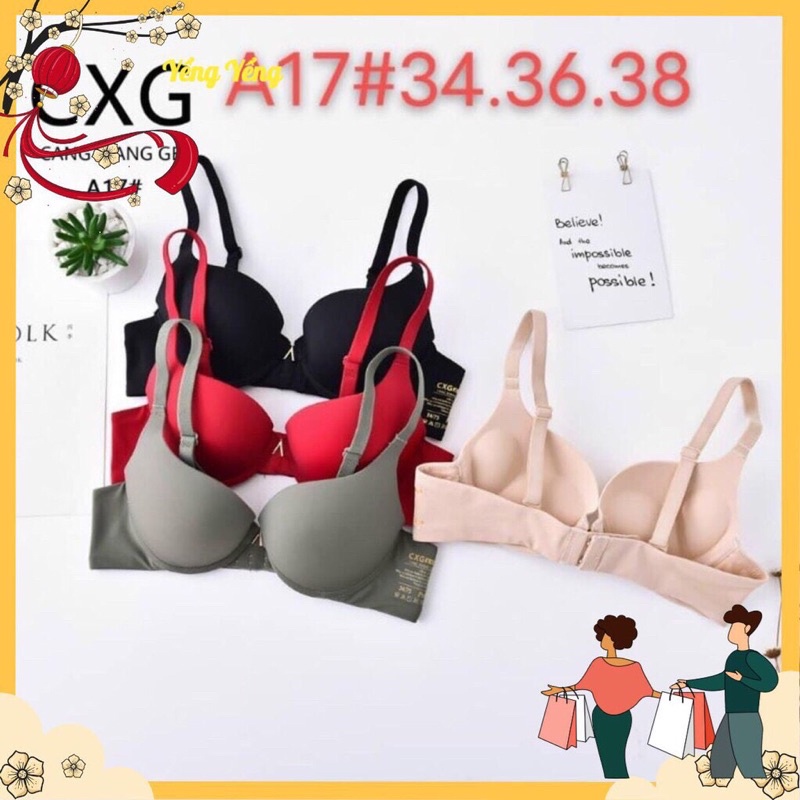 ÁO LÓT NỮ GỌNG ĐỆM ĐẨY CXG A17