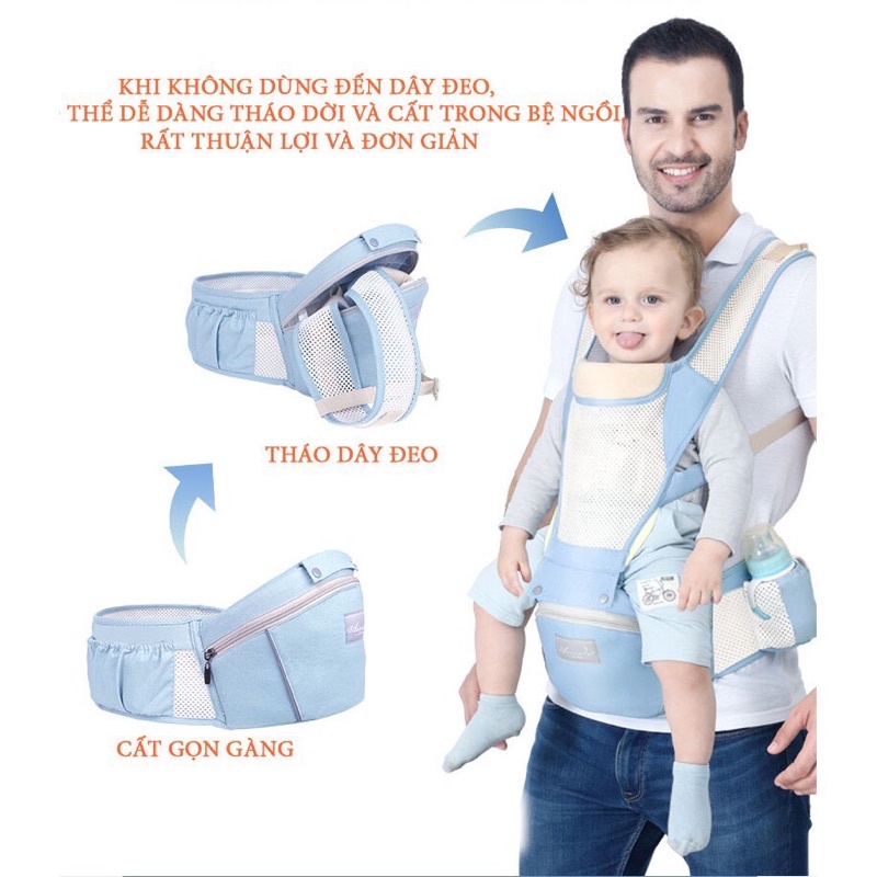 Địu em bé đa năng Aixintu Forbaby cho bé 0-36 tháng