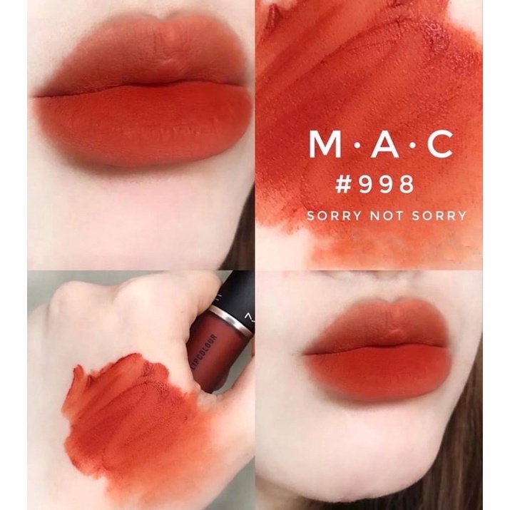 SON KEM MAC POWDER KISS LIQUID 135 limited/989/982/997/998/991 DEVOTED TO CHILI/988A LITTLE TAMED/994/983/993/974