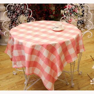Vải Canvas Caro Hồng Pastel