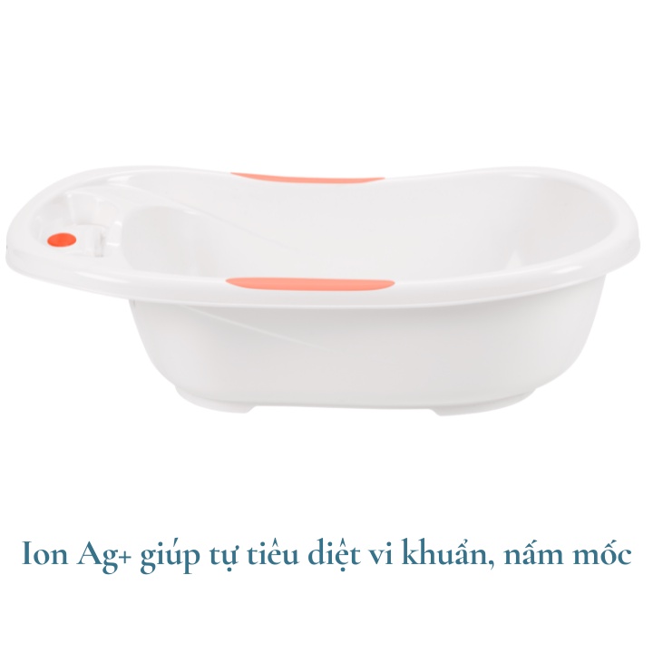 Thau tắm kèm tựa trẻ em Inochi Notoro, Thiết kế chống trượt an toàn cho bé