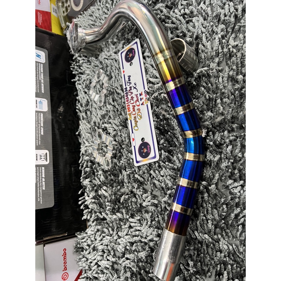 Cổ Pô Titanium Vario 100% ống nhập khẩu hàng gia công độc quyền size 27 Pô zin