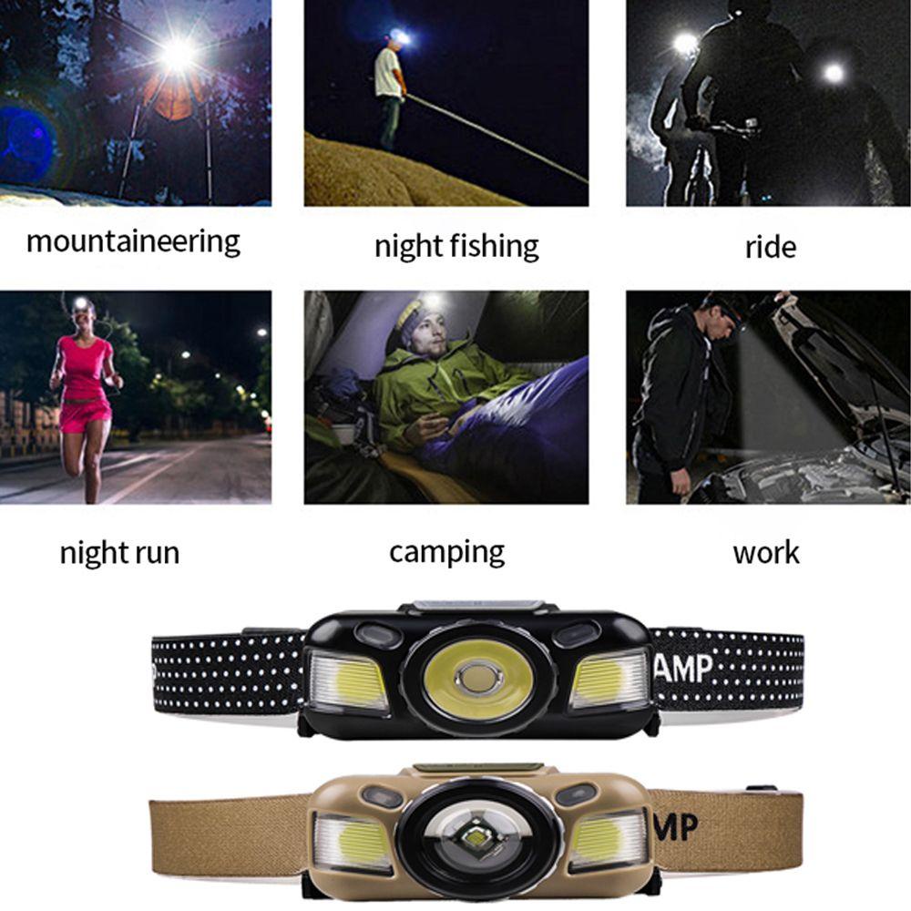 Đèn Led XPE + COB WTTLE XPE Câu Cá / Leo Núi Cổng Sạc USB Loại C