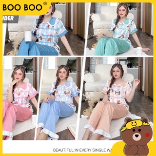 [Mã SKAMLTSM9 giảm 10% đơn 99K] Đồ bộ Latin bèo TNQD Boo Boo mẫu sọc em bé (40kg - 58kg)