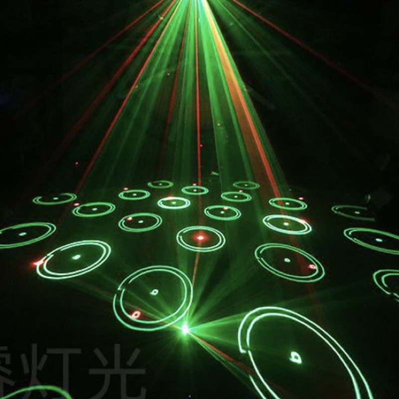 Laser Show K10+, Đèn Laser Chiếu Hình 7 Màu Dùng Cho Phòng Karaoke, Phòng Nghe Nhạc, Phòng Bay - Đèn Sân Khấu tphcm