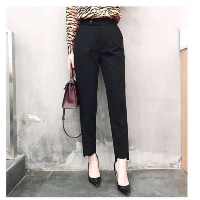 QUẦN BAGGY VẢI KHUY LỆCH MS10976