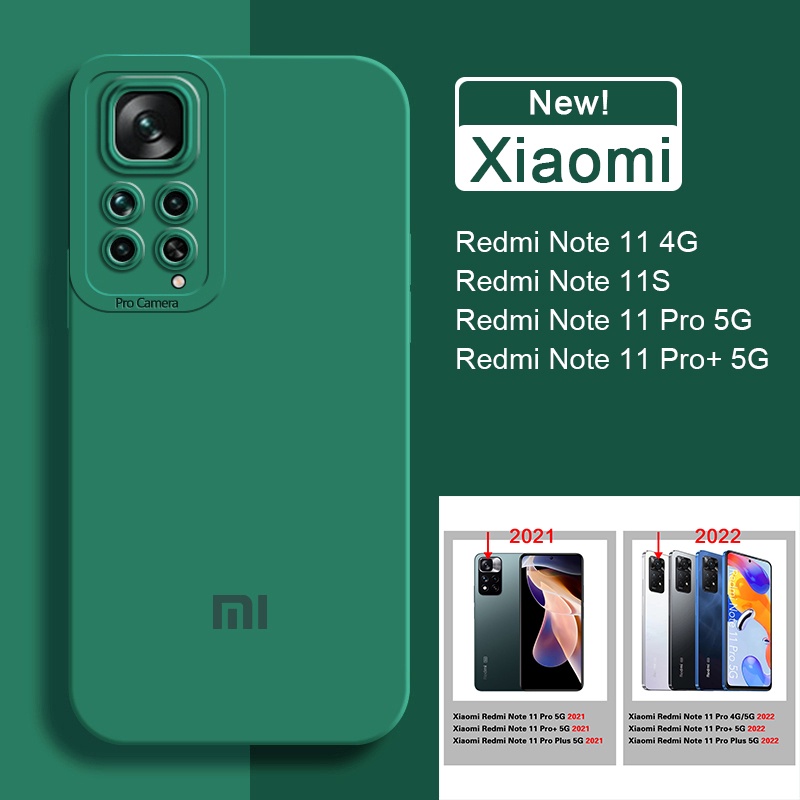 Ốp Điện Thoại Silicon Dẻo Màu Trơn Cho Xiaomi Redmi Note 11 Pro 5G 12 11S 11E Plus + 2022 10C 10 Power 4G