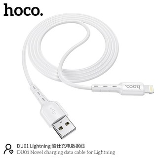Cáp sạc và truyền dữ liệu Hoco DU01 USB to Micro/Lightning/Type-C sạc nhanh 2.4A/3A dài 100cm