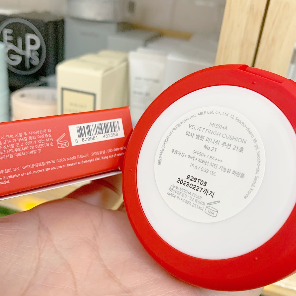 Phấn Nước Siêu Lì Mỏng Mịn Missha Velvet Finish Cushion SPF50+ PA+++ | BigBuy360 - bigbuy360.vn