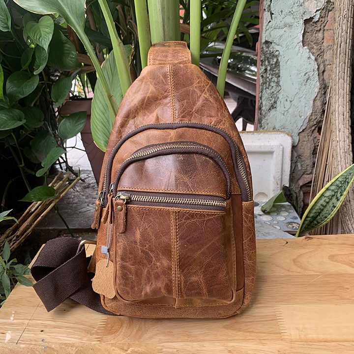 Túi Đeo Chéo Da Bò Thật Bảo Hành Ba Năm CB03 | BigBuy360 - bigbuy360.vn