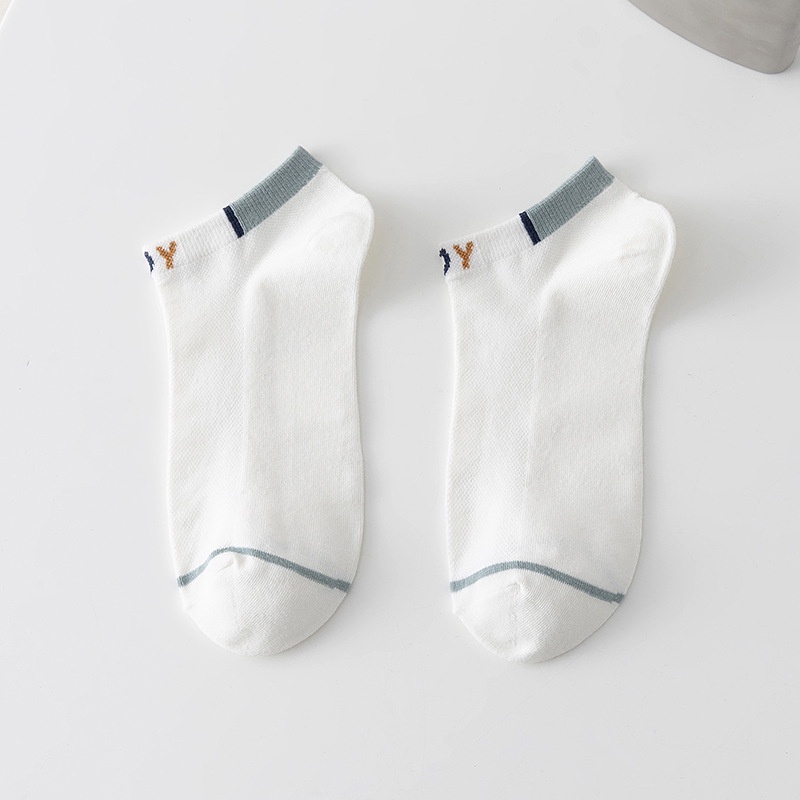 Vớ Cotton Cổ Thấp Thời Trang Xuân Hè Cho Nam