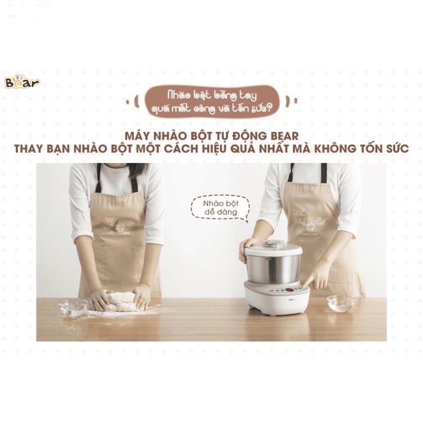 Máy trộn bột BEAR tự động - Máy nhồi bột - Dung tích 3,5L , 5L - Bảo hành chính hãng 18 tháng