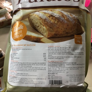Bột trộn sẵn bánh mì ngũ cốc puratos gói 1kg