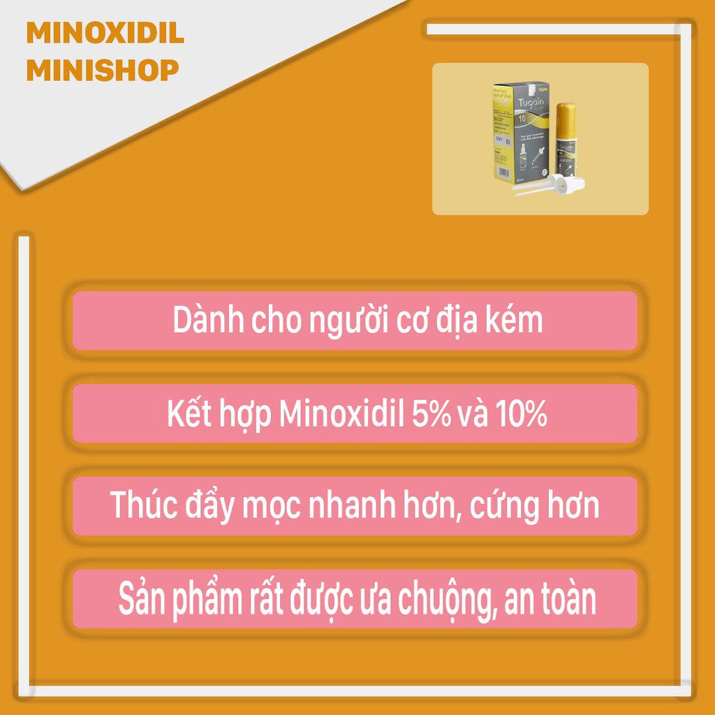 Minoxidil 10% Mọc Râu Tóc Tugain Solulion