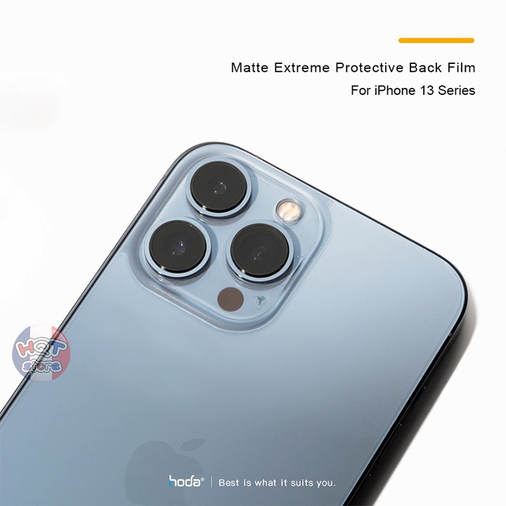 Dán nhám mặt lưng PPF HODA Extreme Matte cho IP 13 Pro Max / 13 Pro chống vân tay