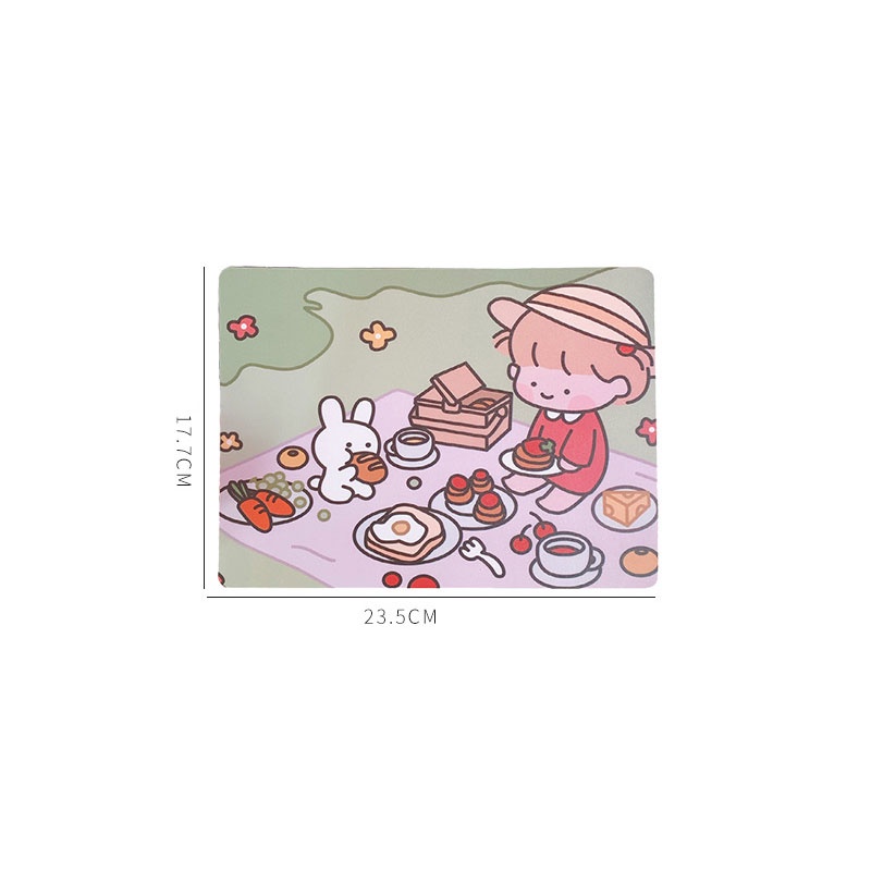 Lót chuột hoạt hình xinh xắn dễ thương