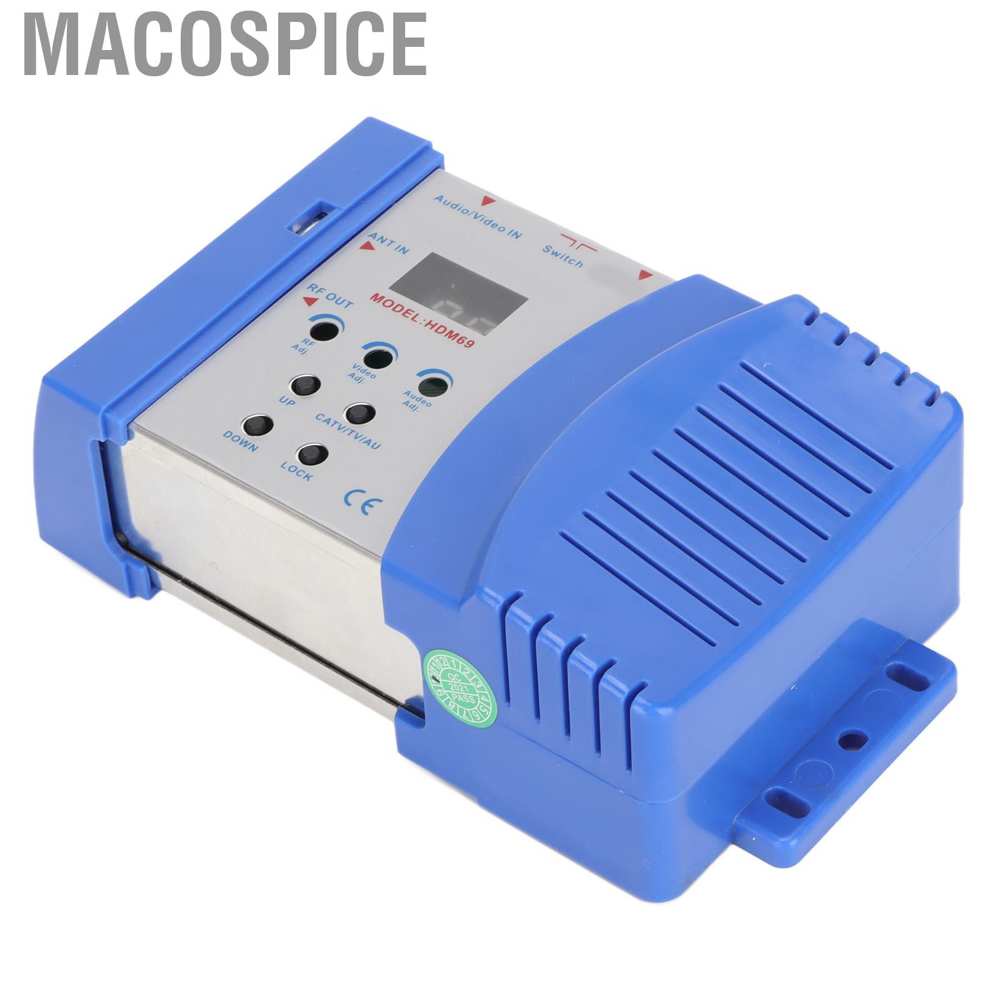 Ổ chuyển đổi AV sang RF nhỏ Macospice HD đa phương tiện 90‑240V độ phân giải cao cho TV gia đình