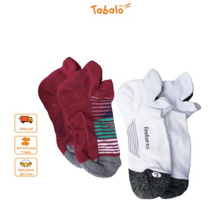 TABALO - Tất Thể Thao Feetures Nam Nữ 100% Cotton Kháng Khuẩn Chống Mùi - GIAO MÀU NGẪU NHIÊN