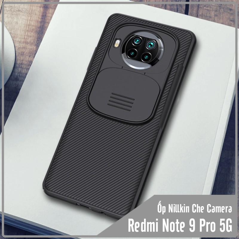 Ốp lưng cho Xiaomi Redmi Note 9 Pro 5G - Mi 10T Lite Nillkin CamShield che camera