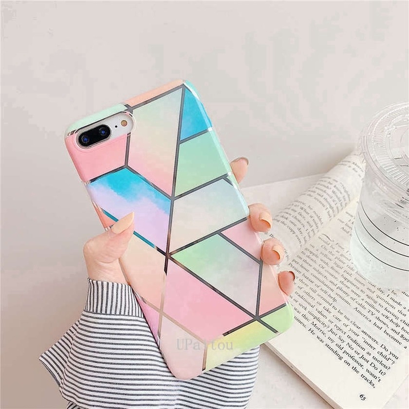 👏Ready Stock🎀 Samsung Galaxy A6 J8 J6 J4 Plus 2018 J730 J7 J5 J3 Pro 2017 J730 J530 J330 Ốp điện thoại TPU silicone phối kẻ sọc cho