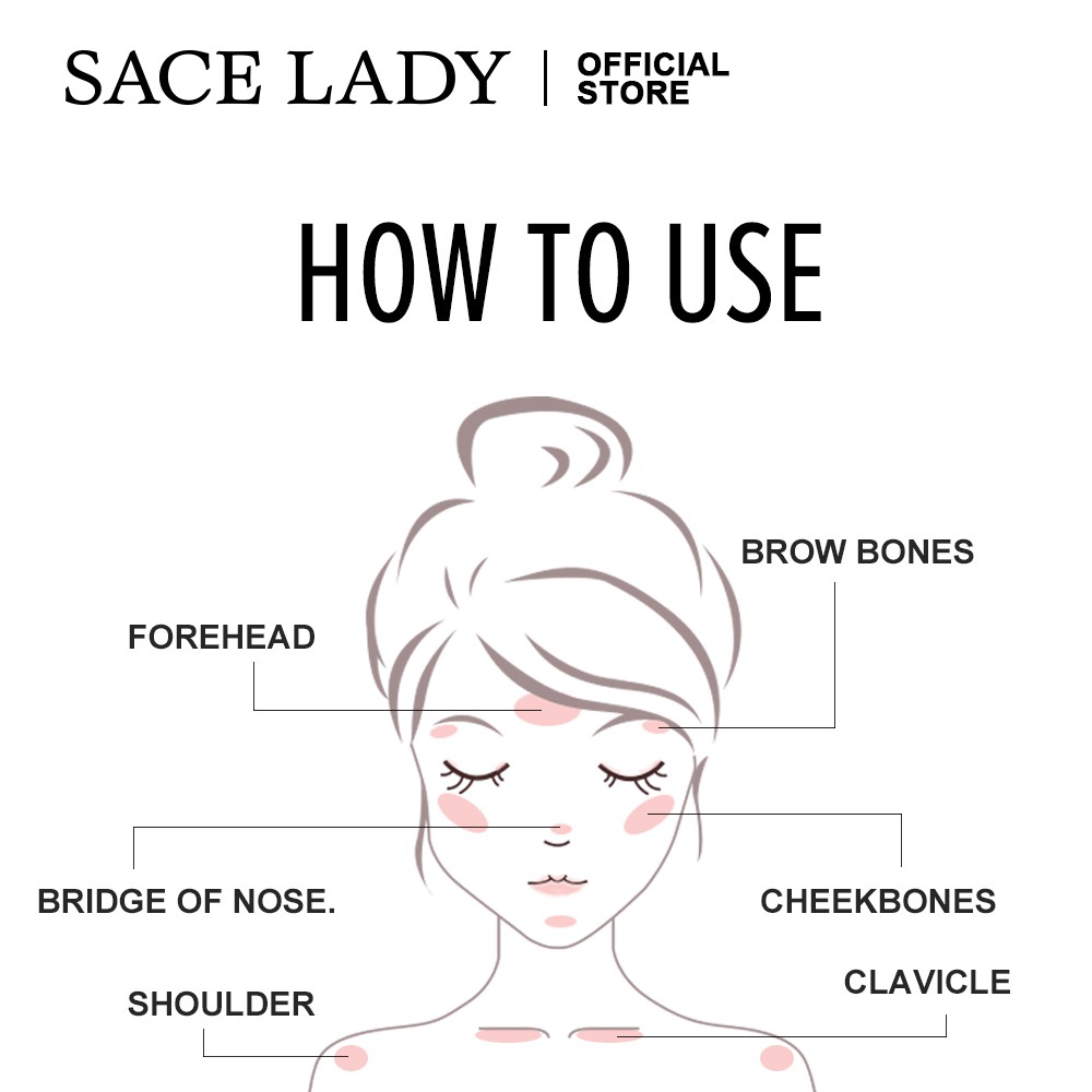 Kem nhũ bắt sáng SACE LADY trang điểm tự nhiên 3g/0.11Oz | BigBuy360 - bigbuy360.vn