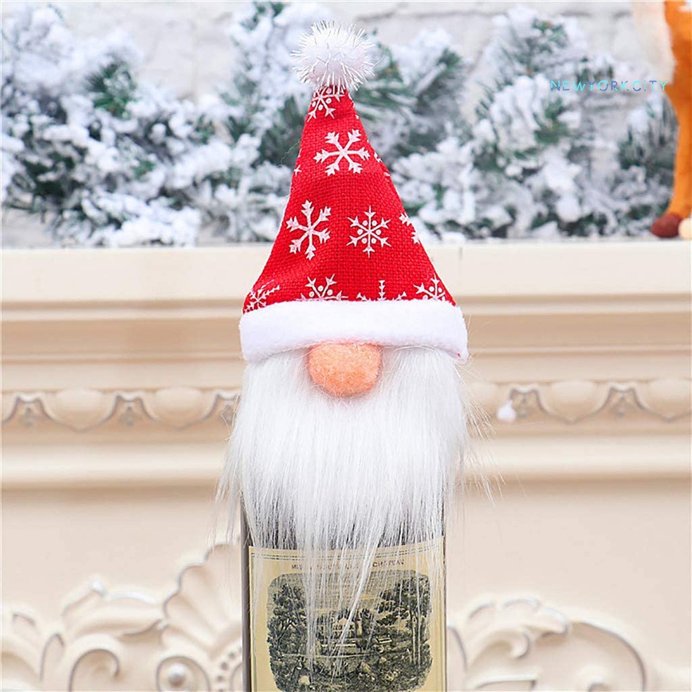 Vỏ Bọc Chai Rượu Hoạ Tiết Giáng Sinh Dễ Thương