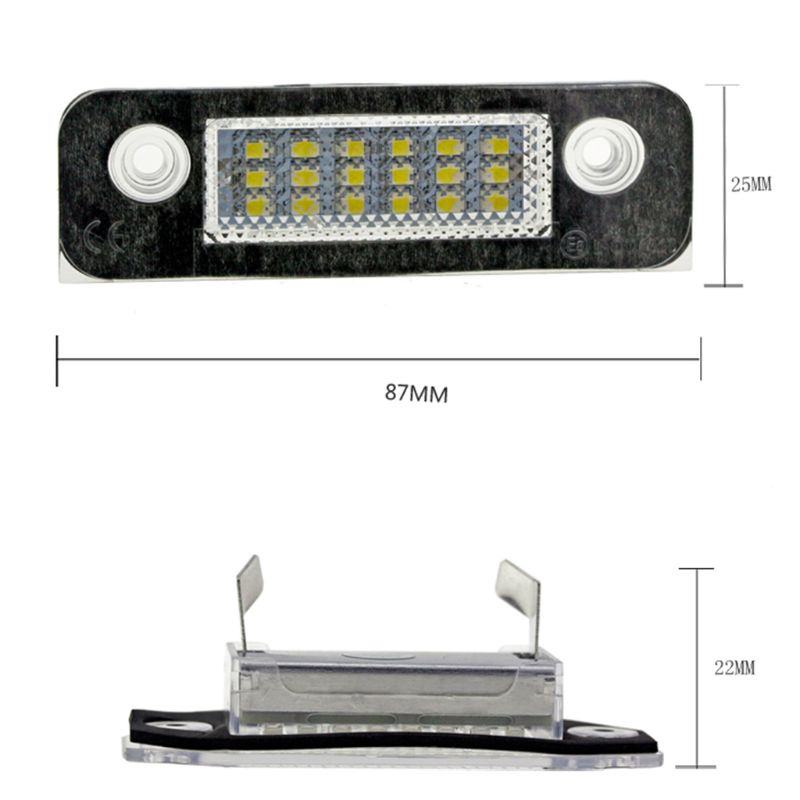 Set 2 Đèn LED Chiếu Biển Số Cho Mondeo MK2