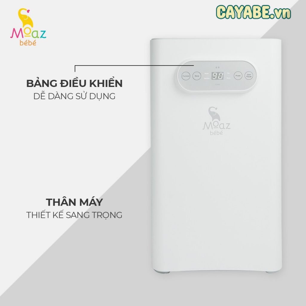 Máy rửa bình sữa cho bé, tiệt trùng và sấy khô MOAZ BÉBÉ MB – 035 (bảo hành chính hãng 12 tháng)