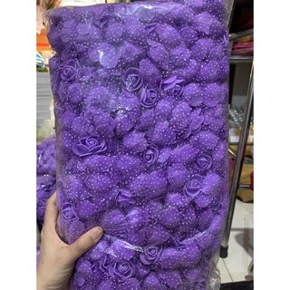 PHÔI GẤU 25CM- 35cm -HOA XỐP 3,5CM