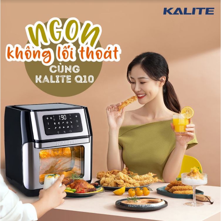 NỒI CHIÊN KHÔNG DẦU KALITE Q10 CHÍNH HÃNG
