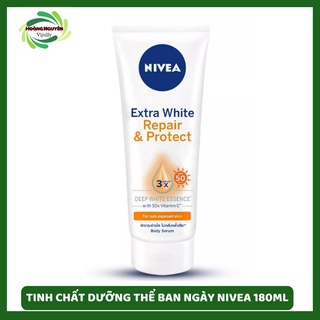 Tinh Chất Dưỡng Thể Dưỡng Trắng NIVEA Ban Ngày Giúp Phục Hồi & Chống Nắng SPF50 (180ml)