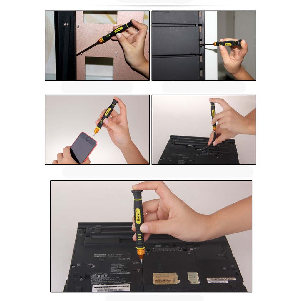 Bộ tua vít đa năng 51 chi tiết Kaisi KT9051 hỗ trợ sửa chữa lắp đặt máy móc trong nhà tiện lợi