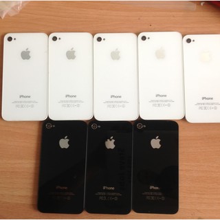 NẮP LƯNG ĐIỆN THOẠI IPHONE 4S ĐEN VÀ TRẮNG